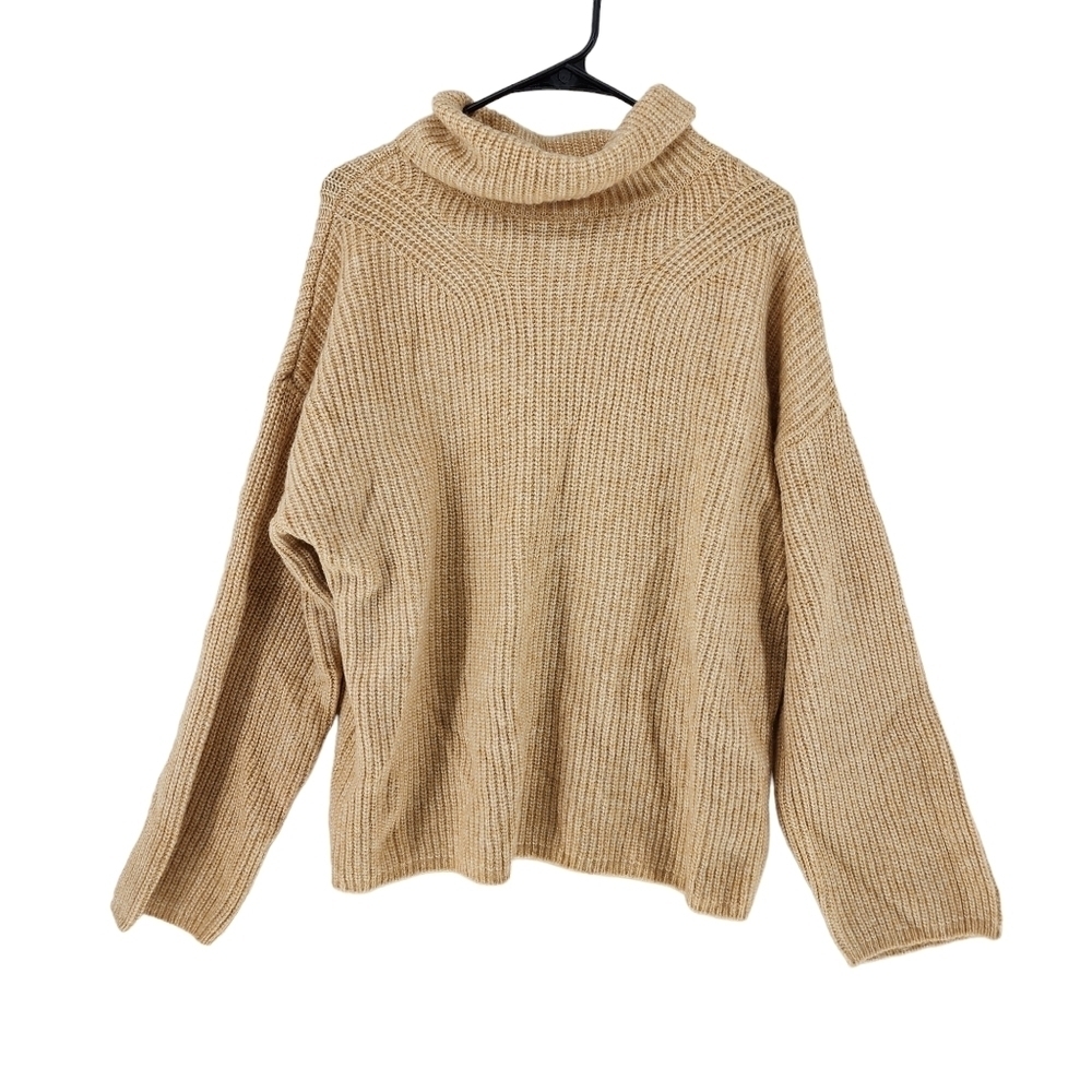 Asos Design Women's Roll-Neck Drop Shoulder Knit Sweater - 8